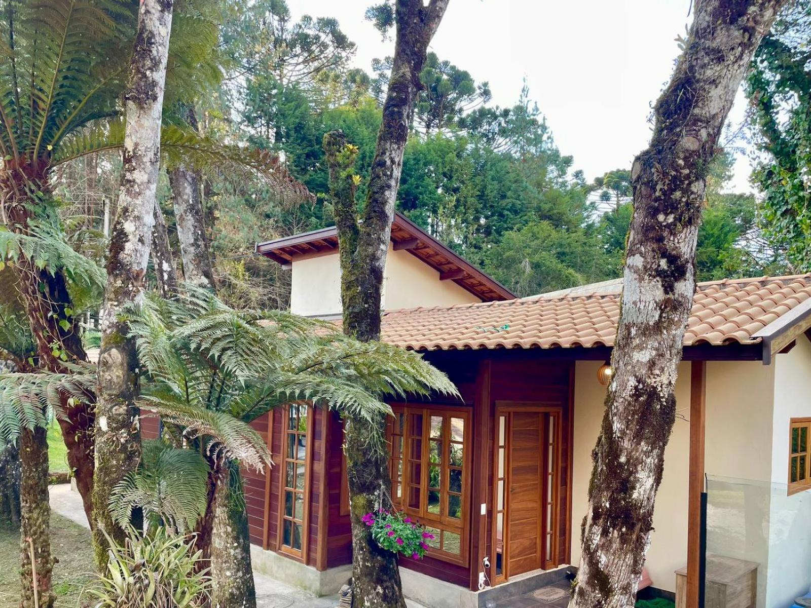 Chale Joia Da Serra 3,5 Do Centro De - Completo Campos do Jordão